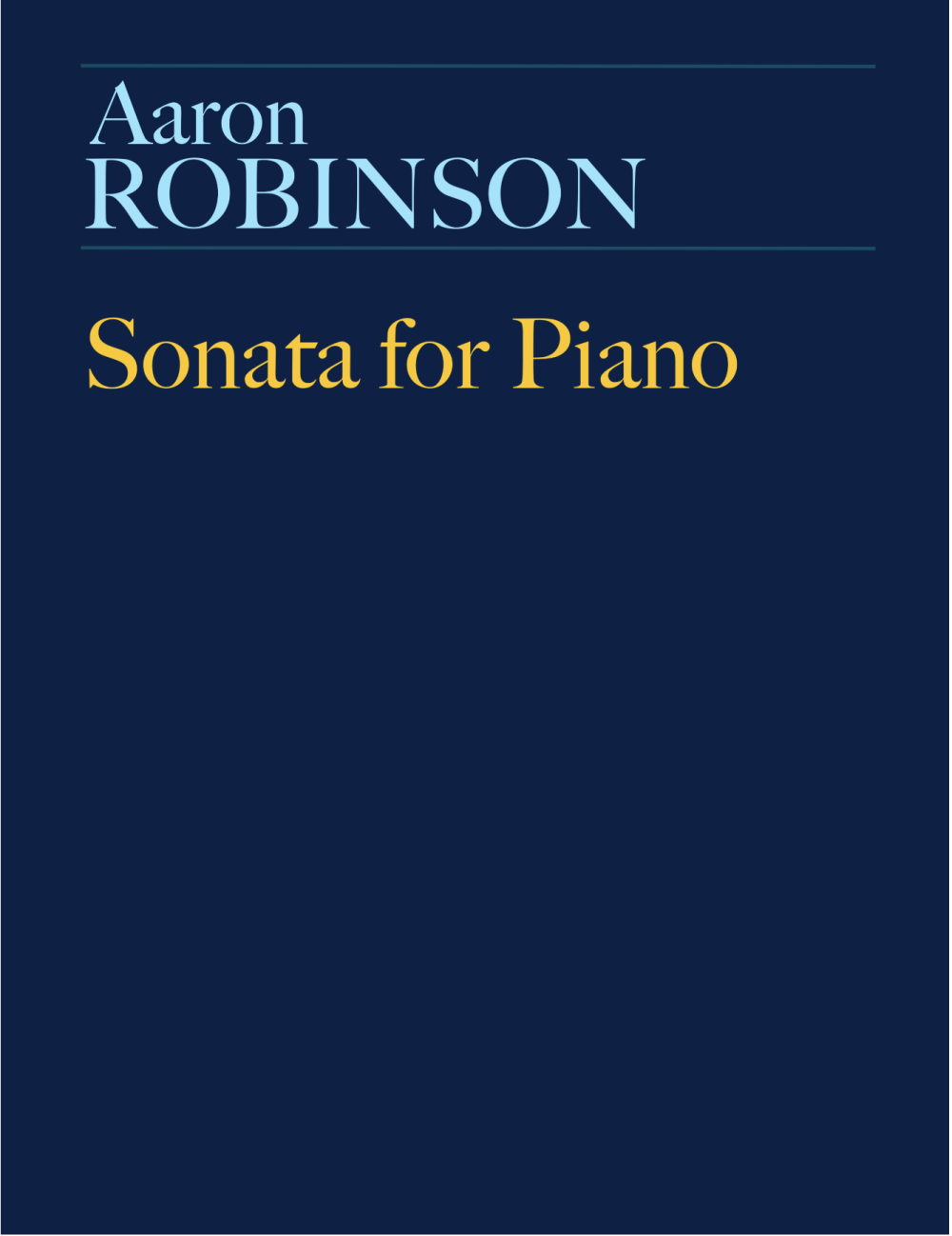 Piano Sonata (2024)